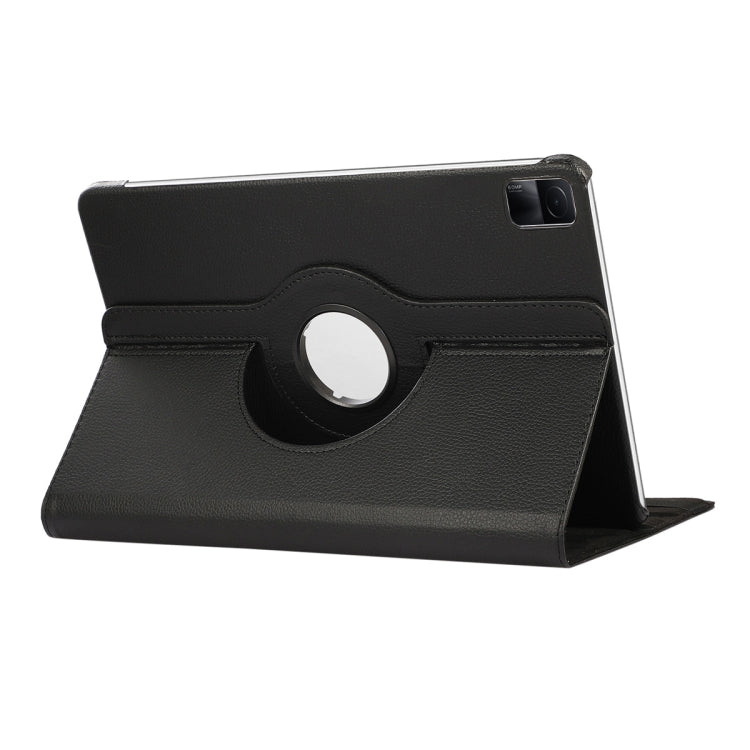 For Redmi Pad SE 11.0 ENKAY Hat-Prince 360 Degree Rotation Litchi Leather Smart Case(Rose Red) - free shipping - PMc TechLife - Order now!
