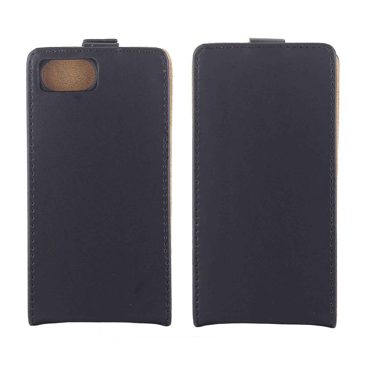 For iPhone 16e Vertical Flip Leather Phone Case with Card Slot(Black) - iPhone 16e Cases by PMC TechLife | Online Shopping South Africa | PMC TechLife | Buy Now Pay Later Mobicred