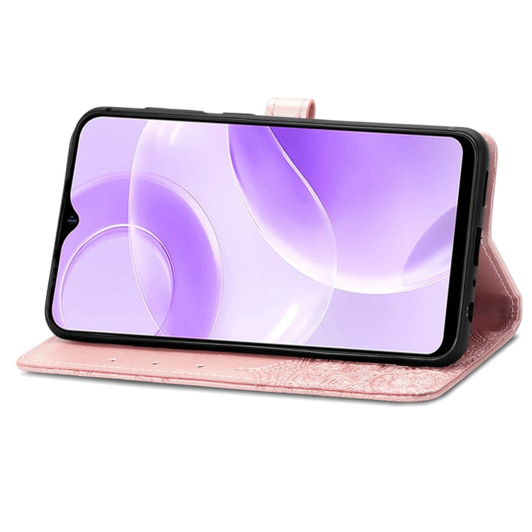 For Ulefone Note 15 Mandala Flower Embossed Leather Phone Case(Rose Gold) - Ulefone Cases by PMC Jewellery | Online Shopping South Africa | PMC Jewellery | Buy Now Pay Later Mobicred