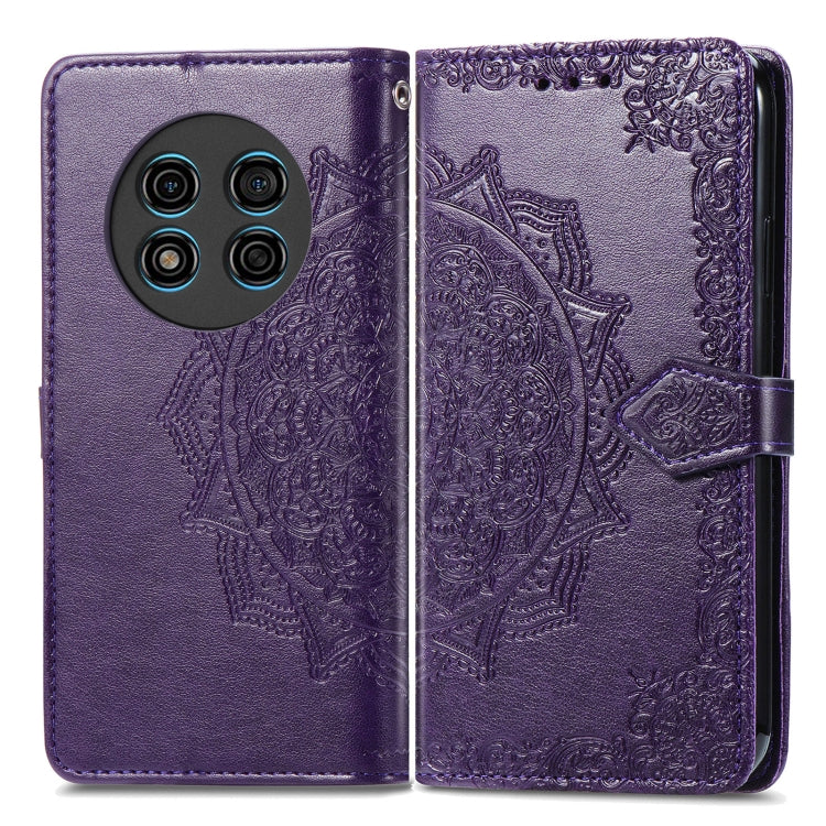 For Ulefone Note 15 Mandala Flower Embossed Leather Phone Case(Purple) - free shipping - PMC Jewellery - Order now!