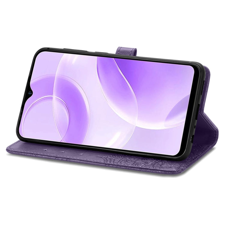 For Ulefone Note 15 Mandala Flower Embossed Leather Phone Case(Purple) - free shipping - PMC Jewellery - Order now!