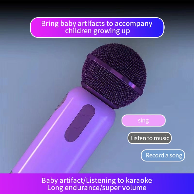 K1 Handheld Bluetooth Microphone Support Mobile Phone Connection(Purple) - Microphone by PMC TechLife | Online Shopping South Africa | PMC TechLife | Buy Now Pay Later Mobicred