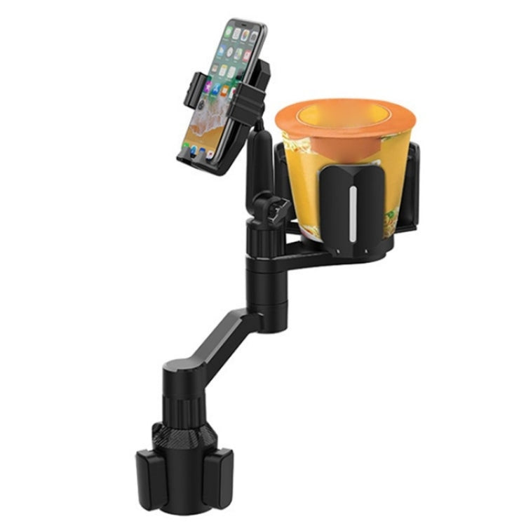 D08 With Adjustable Snack Cup Cup Holder Phone Mount For Car Phone Clamping Mount Holder(Green) - Car Drink Holders by PMC TechLife | Online Shopping South Africa | PMC TechLife | Buy Now Pay Later Mobicred