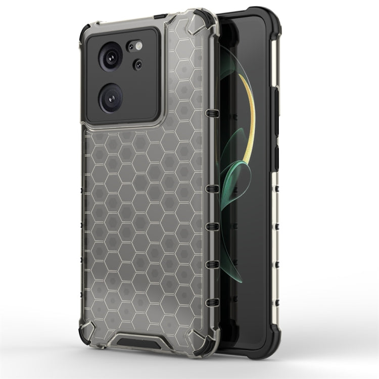 For Xiaomi 13T Shockproof Honeycomb Phone Case(Black) - Xiaomi Cases by PMC TechLife | Online Shopping South Africa | PMC TechLife | Buy Now Pay Later Mobicred