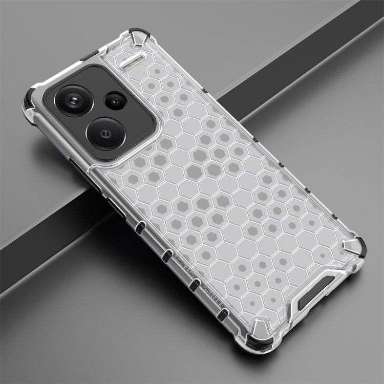 For Redmi Note 13 Pro+ Shockproof Honeycomb Phone Case(White) - Note 13 Pro+ Cases by PMC TechLife | Online Shopping South Africa | PMC TechLife