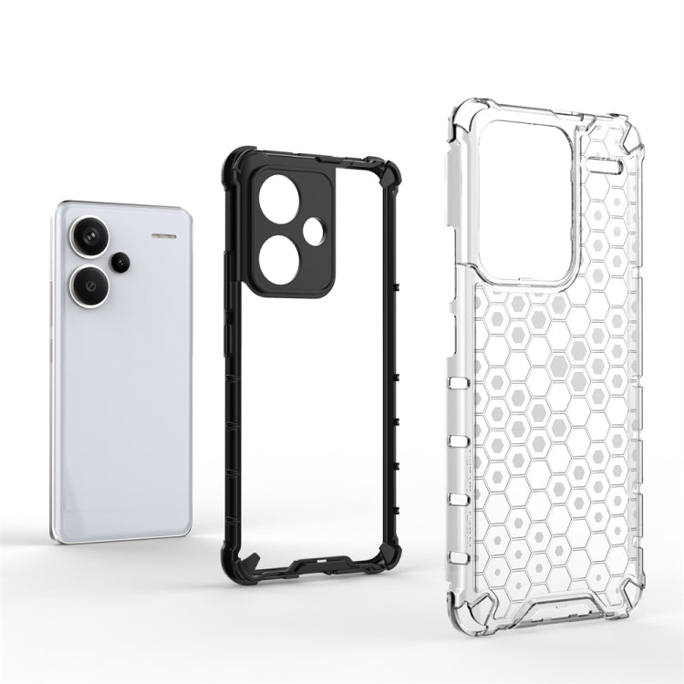 For Redmi Note 13 Pro+ Shockproof Honeycomb Phone Case(Red) - Note 13 Pro+ Cases by PMC TechLife | Online Shopping South Africa | PMC TechLife | Buy Now Pay Later Mobicred