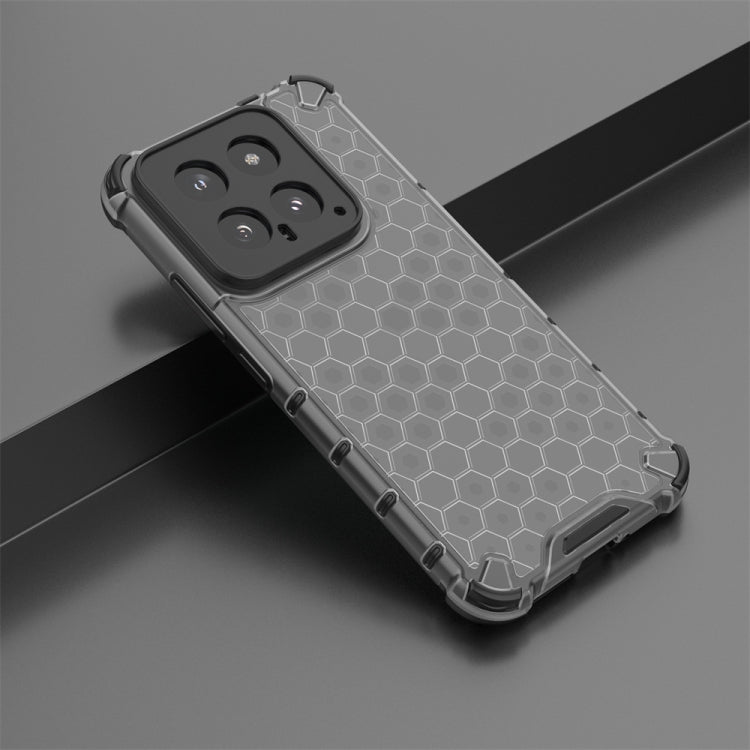 For Xiaomi 14 Shockproof Honeycomb Phone Case(Black) - free shipping - PMC TechLife - Order now!
