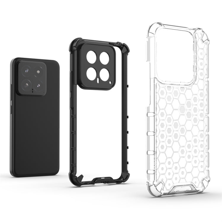 For Xiaomi 14 Shockproof Honeycomb Phone Case(White) - 14 Cases by PMC TechLife | Online Shopping South Africa | PMC TechLife | Buy Now Pay Later Mobicred