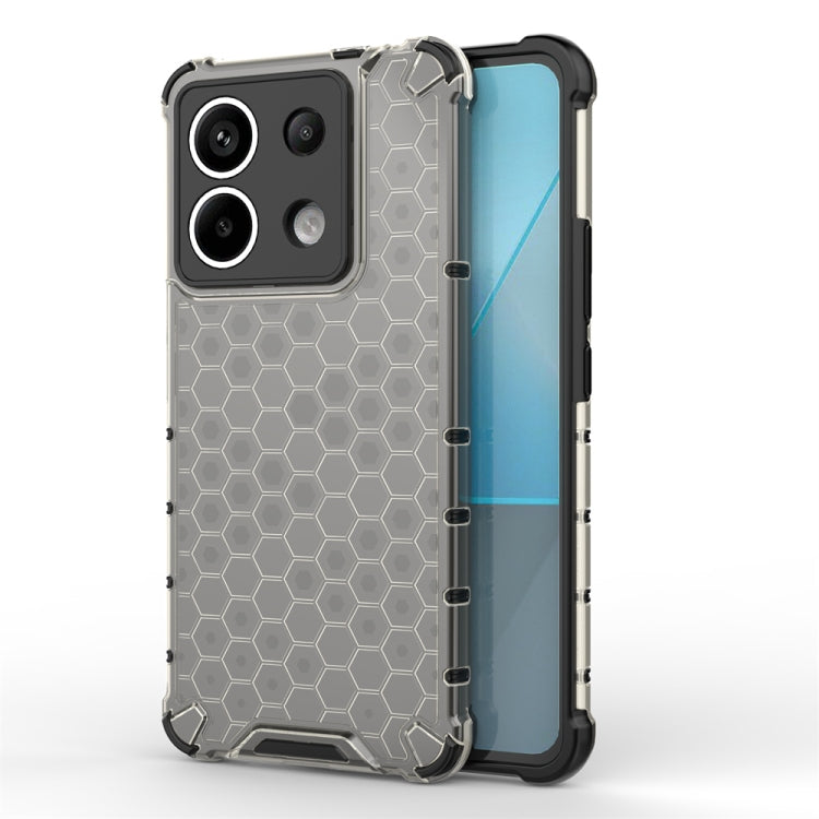 For Xiaomi Poco X6 Shockproof Honeycomb Phone Case(Black) - Xiaomi Cases by PMC TechLife | Online Shopping South Africa | PMC TechLife | Buy Now Pay Later Mobicred