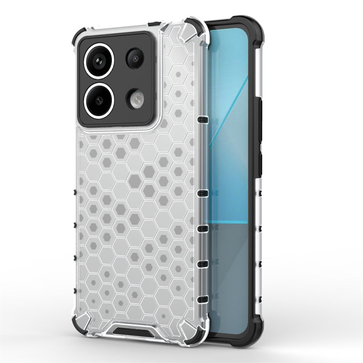 For Xiaomi Poco X6 Shockproof Honeycomb Phone Case(White) - Xiaomi Cases by PMC TechLife | Online Shopping South Africa | PMC TechLife | Buy Now Pay Later Mobicred