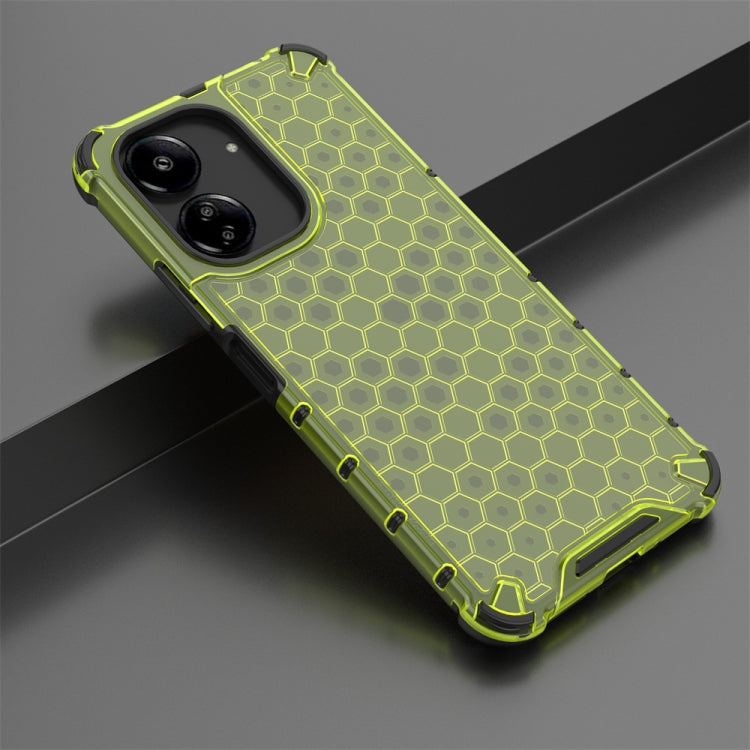 For  Redmi 13C 4G Shockproof Honeycomb Phone Case(Green) - 13C Cases by PMC TechLife | Online Shopping South Africa | PMC TechLife | Buy Now Pay Later Mobicred