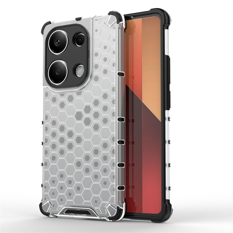 For Redmi Note 13 Pro 4G Shockproof Honeycomb Phone Case(White) - Note 13 Pro Cases by PMC TechLife | Online Shopping South Africa | PMC TechLife | Buy Now Pay Later Mobicred