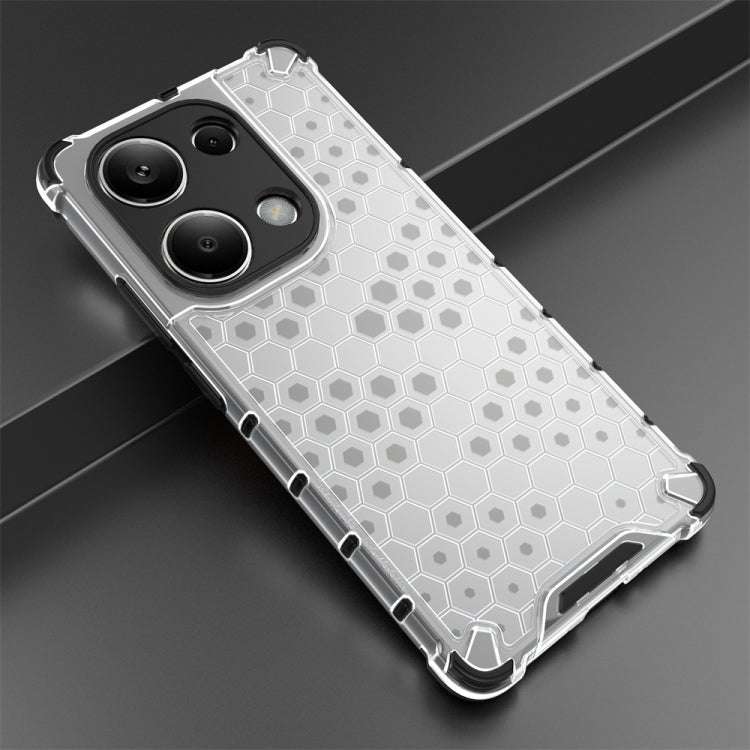 For Redmi Note 13 Pro 4G Shockproof Honeycomb Phone Case(White) - Note 13 Pro Cases by PMC TechLife | Online Shopping South Africa | PMC TechLife | Buy Now Pay Later Mobicred