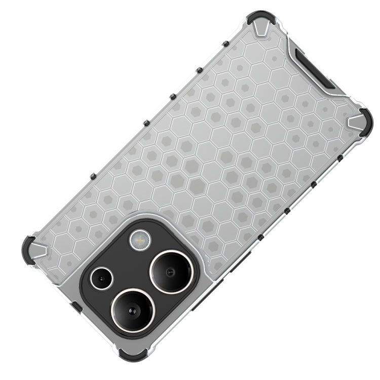For Redmi Note 13 Pro 4G Shockproof Honeycomb Phone Case(White) - Note 13 Pro Cases by PMC TechLife | Online Shopping South Africa | PMC TechLife | Buy Now Pay Later Mobicred