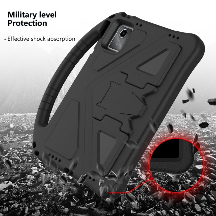 For Lenovo Tab M11 /Xiaoxin Pad 11 2024 EVA Shockproof Tablet Case with Holder(Black) - Lenovo by PMC Jewellery | Online Shopping South Africa | PMC Jewellery | Buy Now Pay Later Mobicred