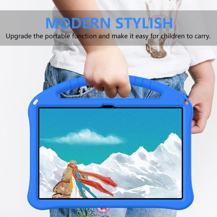 For Lenovo Xiaoxin Pad Pro 12.7 2025 EVA Shockproof Tablet Case with Holder(Blue) - Lenovo by PMC TechLife | Online Shopping South Africa | PMC TechLife | Buy Now Pay Later Mobicred