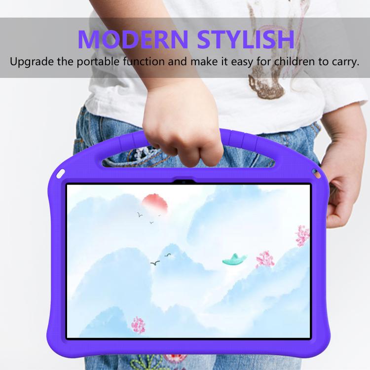 For Lenovo Xiaoxin Pad Pro 12.7 2025 EVA Shockproof Tablet Case with Holder(Purple) - Lenovo by PMC TechLife | Online Shopping South Africa | PMC TechLife | Buy Now Pay Later Mobicred