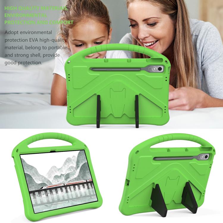 For Lenovo Xiaoxin Pad Pro 12.7 2025 EVA Shockproof Tablet Case with Holder(Green) - free shipping - PMC TechLife - Order now!