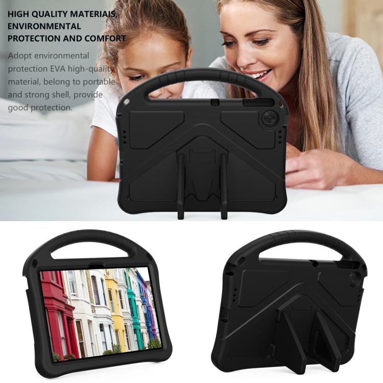 For Lenovo Tab TB-311 / WiFi 10.1 2025 EVA Shockproof Tablet Case with Holder(Black) - Lenovo by PMC TechLife | Online Shopping South Africa | PMC TechLife | Buy Now Pay Later Mobicred