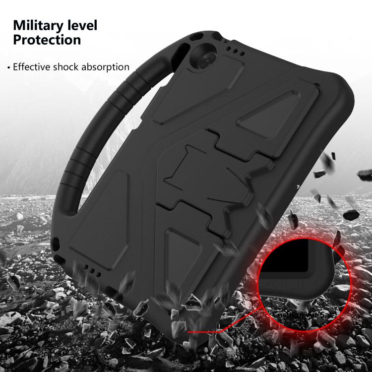 For Lenovo Tab TB-311 / WiFi 10.1 2025 EVA Shockproof Tablet Case with Holder(Black) - Lenovo by PMC TechLife | Online Shopping South Africa | PMC TechLife | Buy Now Pay Later Mobicred