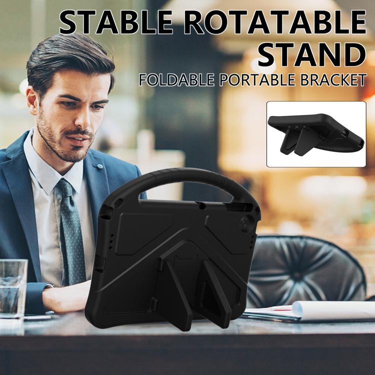For Lenovo Tab TB-311 / WiFi 10.1 2025 EVA Shockproof Tablet Case with Holder(Black) - Lenovo by PMC TechLife | Online Shopping South Africa | PMC TechLife | Buy Now Pay Later Mobicred