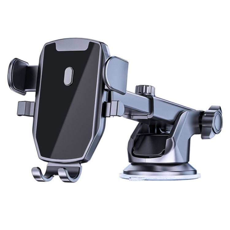 D46+101+K5 Universal Suction Cup Car Center Console Phone Mount Bracket With Telescopic Arm - Car Holders by PMC TechLife | Online Shopping South Africa | PMC TechLife | Buy Now Pay Later Mobicred