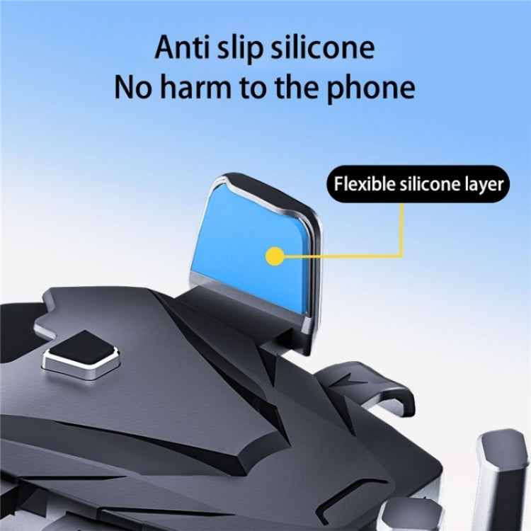 D39+105 With Air Vent Clip Suction Cup Base Telescopic Arm Automatic Clamp Car Phone Holder Bracket - Car Holders by PMC TechLife | Online Shopping South Africa | PMC TechLife | Buy Now Pay Later Mobicred