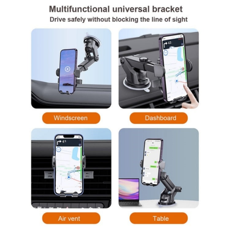 D-43+128+120 Multi-functional Car Air Vent Dashboard Telescopic Suction Cell Phone Mount - free shipping - PMC TechLife - Order now!