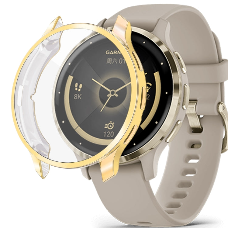 For Garmin Venu 3S TPU All-Inclusive Watch Protective Case(Rose Gold) - Watch Cases by PMC TechLife | Online Shopping South Africa | PMC TechLife