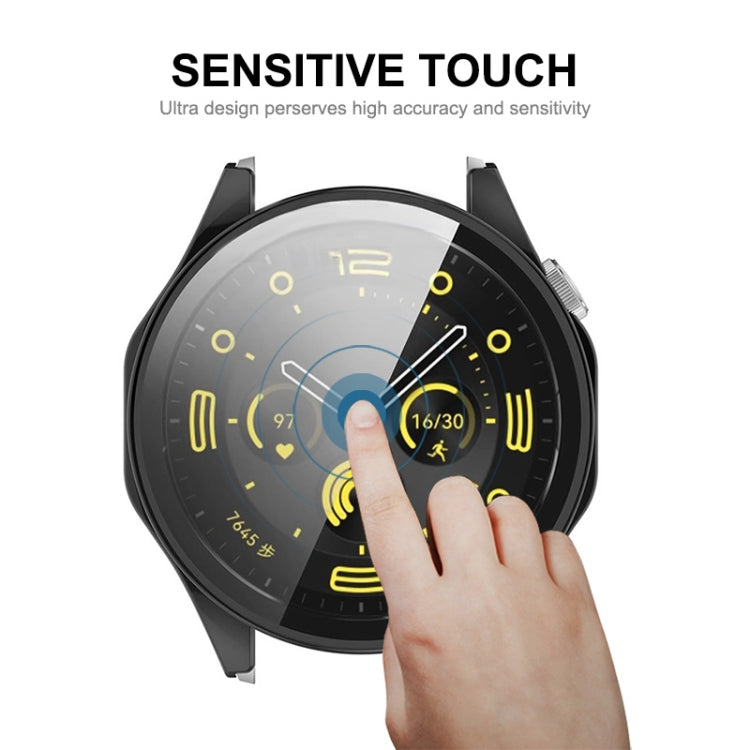For Huawei Watch GT 4 41mm ENKAY Hat-Prince Full Coverage PC + Tempered Film Integrated Watch Protective Case(Black) - free shipping - PMC TechLife - Order now!