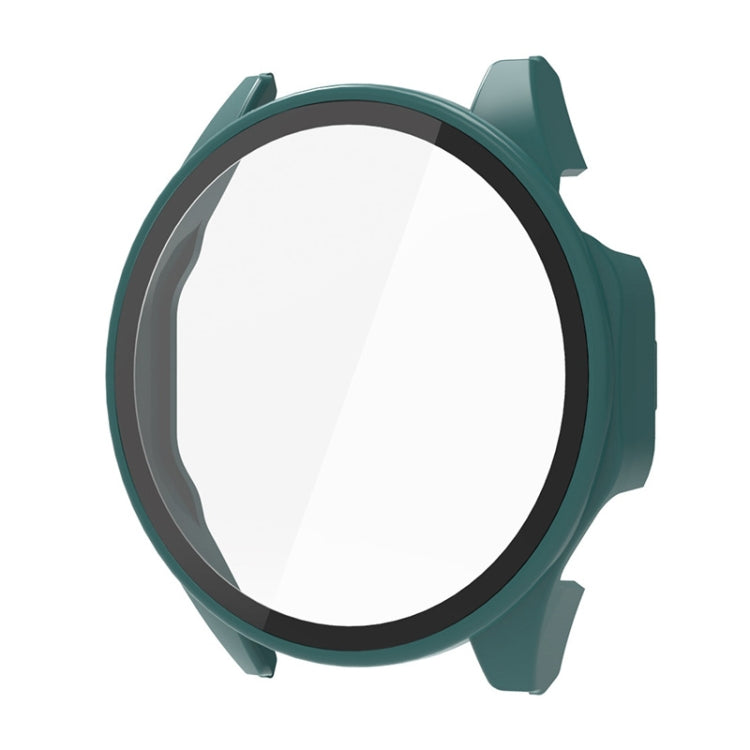 For Huawei Watch GT 4 46mm ENKAY Hat-Prince Full Coverage PC + Tempered Film Integrated Watch Protective Case(Dark Green) - Watch Cases by ENKAY | Online Shopping South Africa | PMC TechLife | Buy Now Pay Later Mobicred