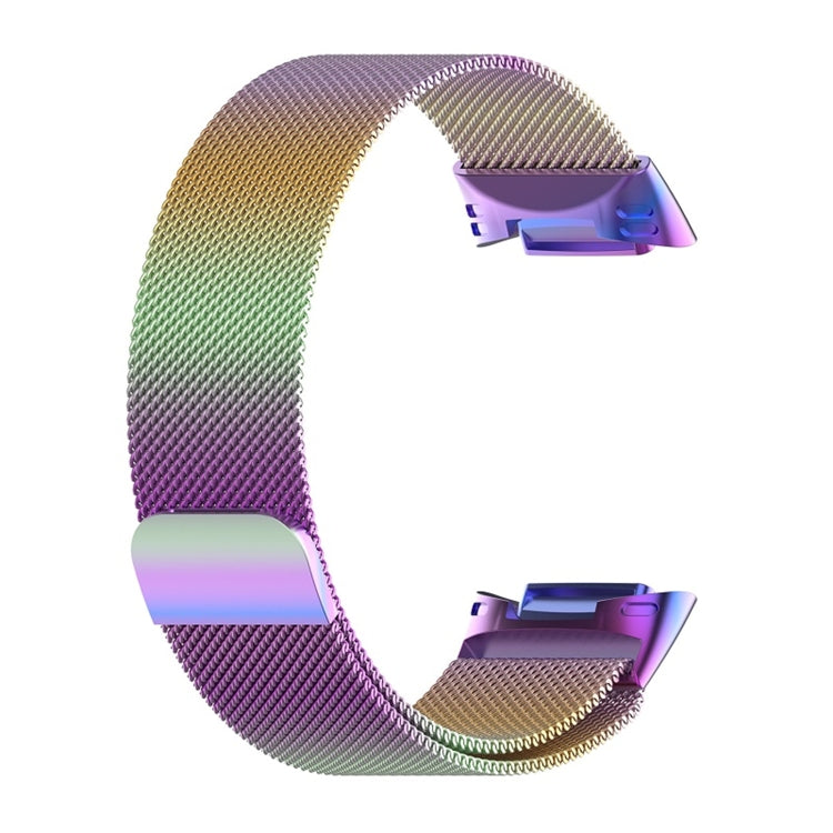 For Fitbit Charge 6 Milan Magnetic Metal Steel Mesh Watch Band(Colorful) - Watch Bands by PMC TechLife | Online Shopping South Africa | PMC TechLife | Buy Now Pay Later Mobicred