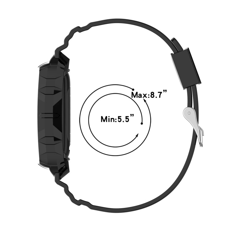 For Fitbit Charge 6 / 5 / 4 / 3 Armor Integrated TPU Watch Band(Pine Green) - Watch Bands by PMC TechLife | Online Shopping South Africa | PMC TechLife | Buy Now Pay Later Mobicred