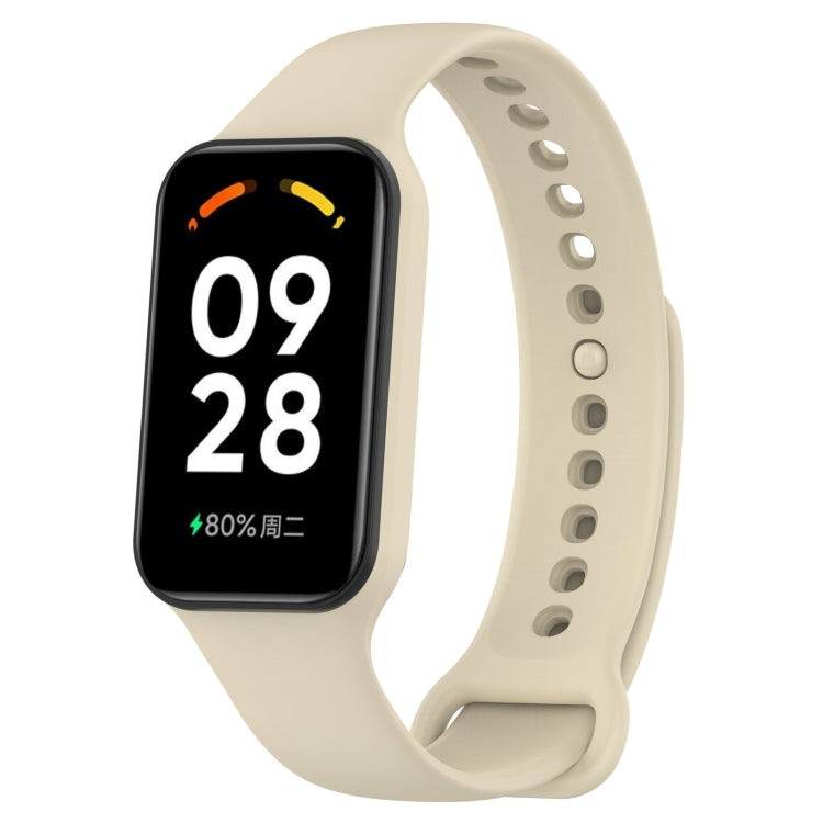 For Xiaomi Mi Band 8 Active Solid Color Integrated Silicone Watch Band(Stralight Color) - free shipping - PMC TechLife - Order now!
