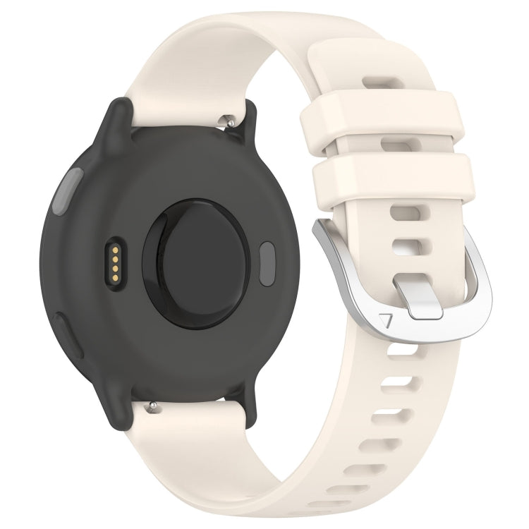 For Garmin VivoMove Trend Liquid Glossy Silver Buckle Silicone Watch Band(Starlight) - free shipping - PMC TechLife - Order now!