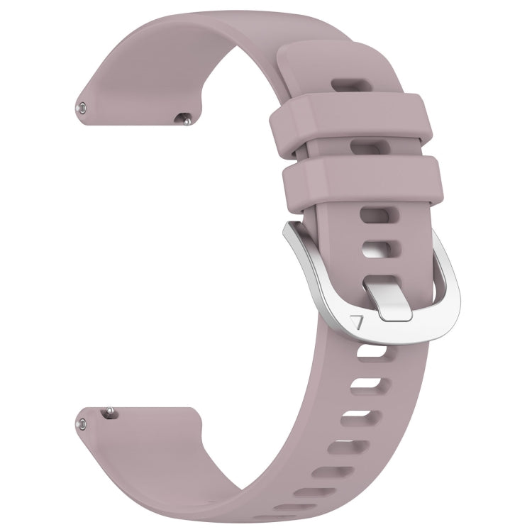 For Garmin Approach S40 Liquid Glossy Silver Buckle Silicone Watch Band(Purple) - free shipping - PMC TechLife - Order now!