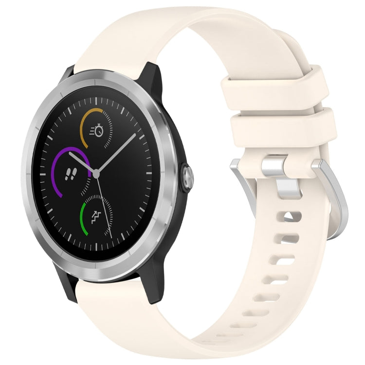 For Garmin Vivomove3 / Garminmove3 Liquid Glossy Silver Buckle Silicone Watch Band(Starlight) - free shipping - PMC TechLife - Order now!