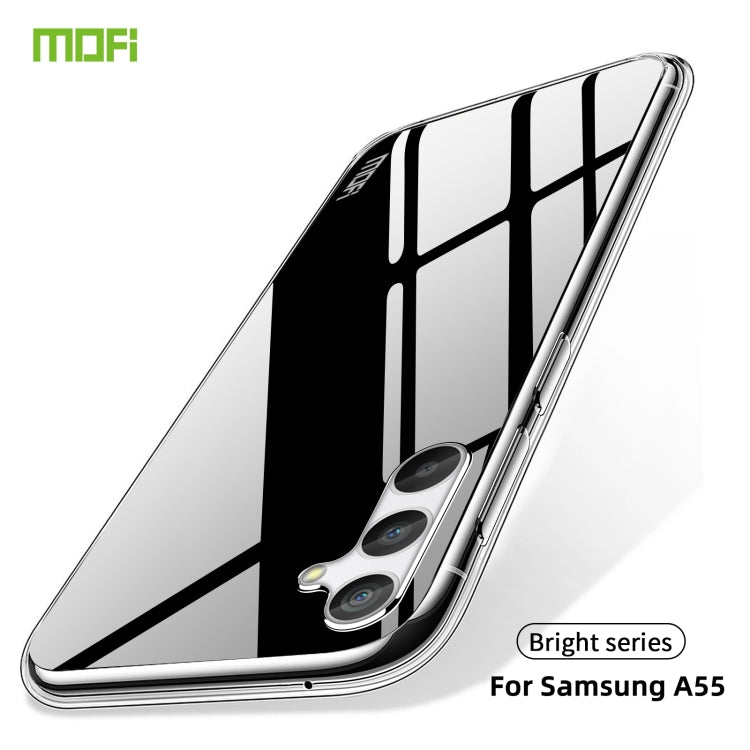 For Samsung Galaxy A55 MOFI Ming Series Ultra-thin TPU Phone Case(Transparent) - Galaxy Phone Cases by MOFI | Online Shopping South Africa | PMC TechLife | Buy Now Pay Later Mobicred