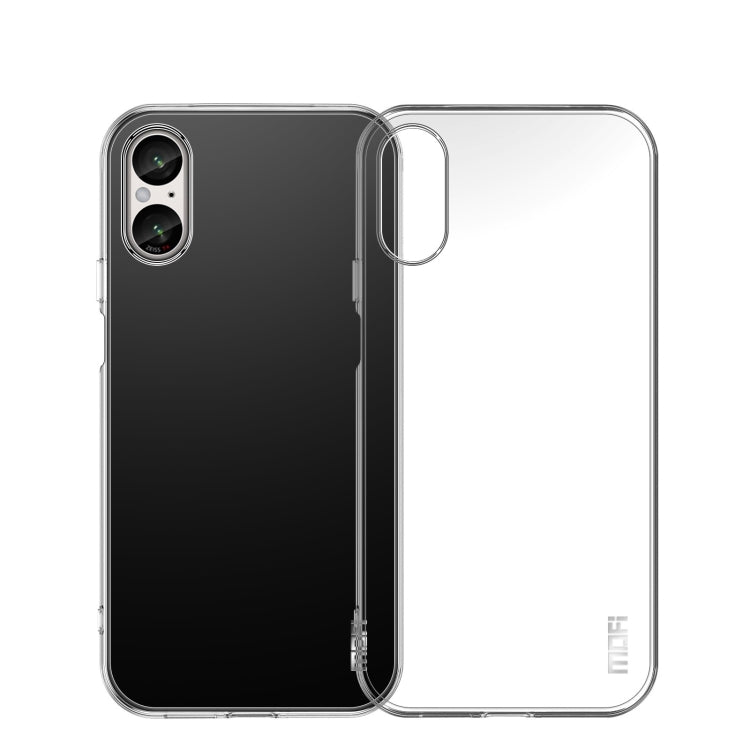 For Sony Xperia 5 V MOFI Ming Series Ultra-thin TPU Phone Case(Transparent) - Sony Cases by MOFI | Online Shopping South Africa | PMC TechLife | Buy Now Pay Later Mobicred