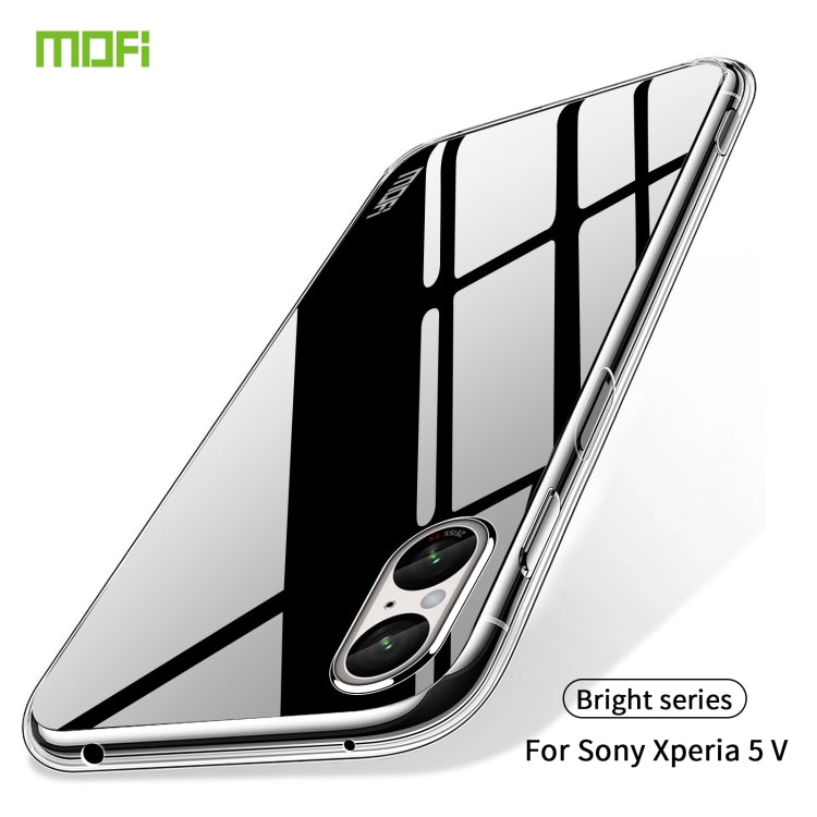 For Sony Xperia 5 V MOFI Ming Series Ultra-thin TPU Phone Case(Transparent) - Sony Cases by MOFI | Online Shopping South Africa | PMC TechLife | Buy Now Pay Later Mobicred