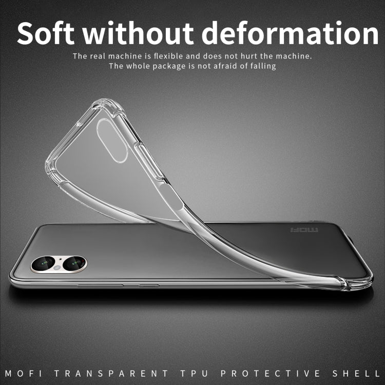For Sony Xperia 10 VI MOFI Ming Series Ultra-thin TPU Phone Case(Transparent) - Sony Cases by MOFI | Online Shopping South Africa | PMC TechLife | Buy Now Pay Later Mobicred