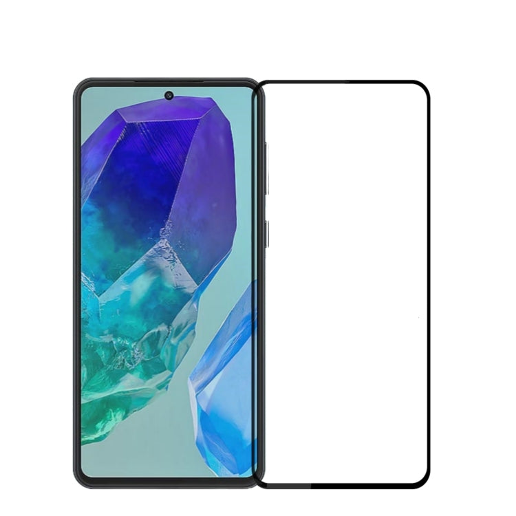 For Samsung Galaxy M55 MOFI 9H 2.5D Full Screen Tempered Glass Film(Black) - Galaxy Tempered Glass by MOFI | Online Shopping South Africa | PMC TechLife | Buy Now Pay Later Mobicred