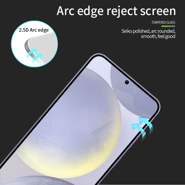 For Samsung Galaxy S24 FE 5G PINWUYO 9H 2.5D Full Screen Tempered Glass Film(Black) - free shipping - PMC Jewellery - Order now!