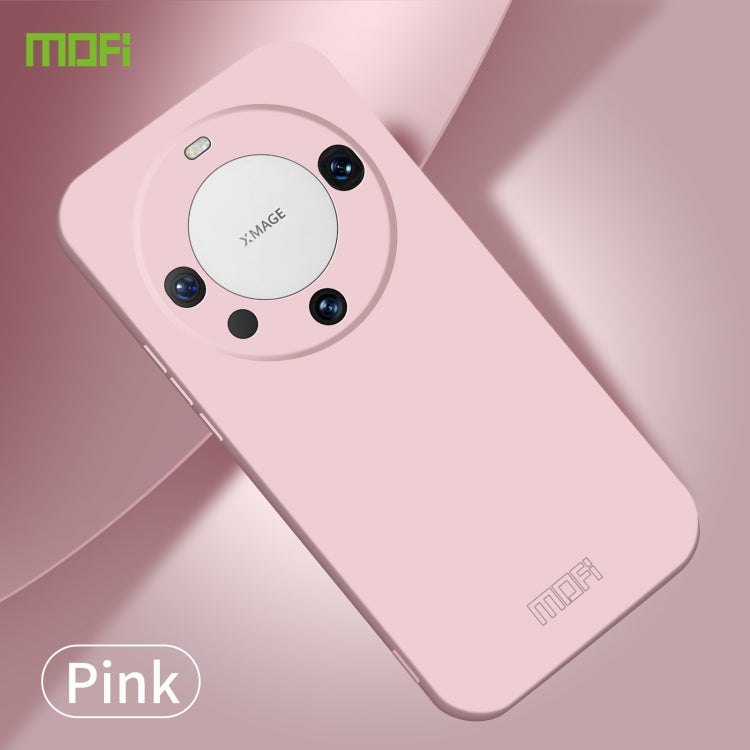 For Huawei Mate 60 MOFI Qin Series Skin Feel All-inclusive PC Phone Case(Pink) - Huawei Cases by MOFI | Online Shopping South Africa | PMC TechLife | Buy Now Pay Later Mobicred
