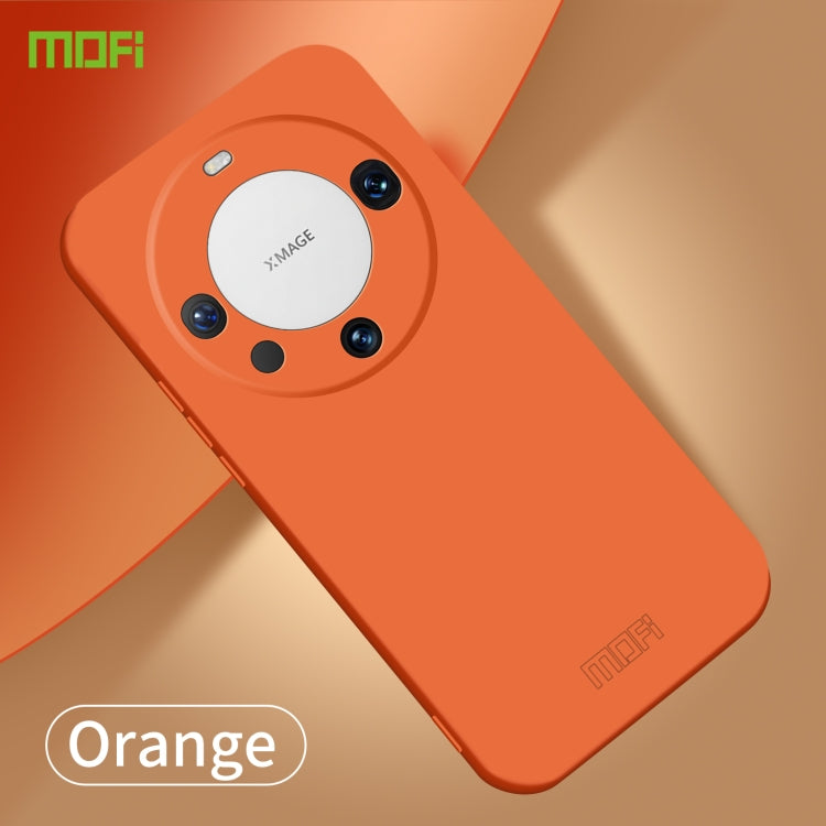 For Huawei Mate 60 Pro MOFI Qin Series Skin Feel All-inclusive PC Phone Case(Orange) - Huawei Cases by MOFI | Online Shopping South Africa | PMC TechLife | Buy Now Pay Later Mobicred