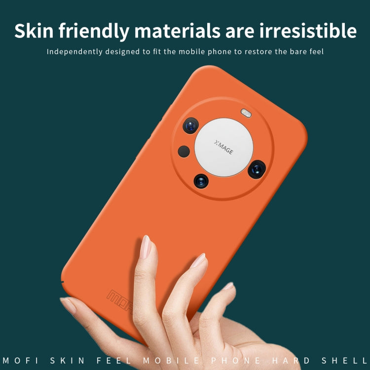 For Huawei Mate 60 Pro MOFI Qin Series Skin Feel All-inclusive PC Phone Case(Orange) - Huawei Cases by MOFI | Online Shopping South Africa | PMC TechLife | Buy Now Pay Later Mobicred