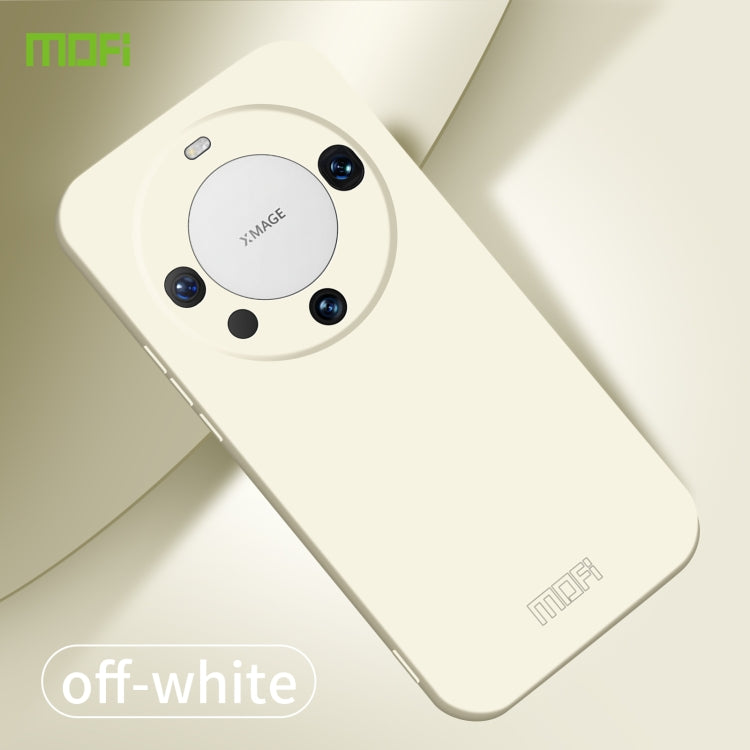 For Huawei Mate 60 Pro MOFI Qin Series Skin Feel All-inclusive PC Phone Case(Beige) - Huawei Cases by MOFI | Online Shopping South Africa | PMC TechLife | Buy Now Pay Later Mobicred
