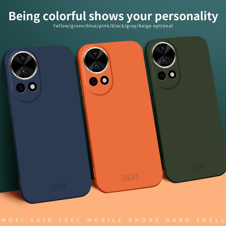 For Huawei nova 12 Pro / 12 Ultra MOFI Qin Series Skin Feel All-inclusive PC Phone Case(Black) - Huawei Cases by MOFI | Online Shopping South Africa | PMC TechLife | Buy Now Pay Later Mobicred