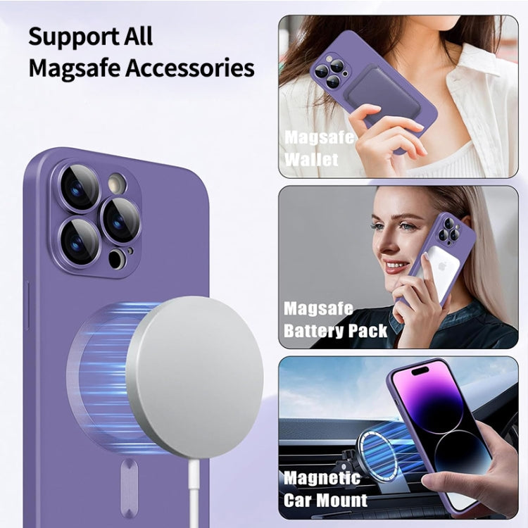 For iPhone 16 Plus ENKAY MagSafe Matte TPU Phone Case with Lens Film(Dark Grey) - iPhone 16 Plus Cases by ENKAY | Online Shopping South Africa | PMC TechLife | Buy Now Pay Later Mobicred