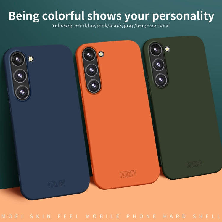 For Samsung Galaxy S23+ 5G MOFI Qin Series Skin Feel All-inclusive PC Phone Case(Green) - Galaxy Phone Cases by MOFI | Online Shopping South Africa | PMC TechLife